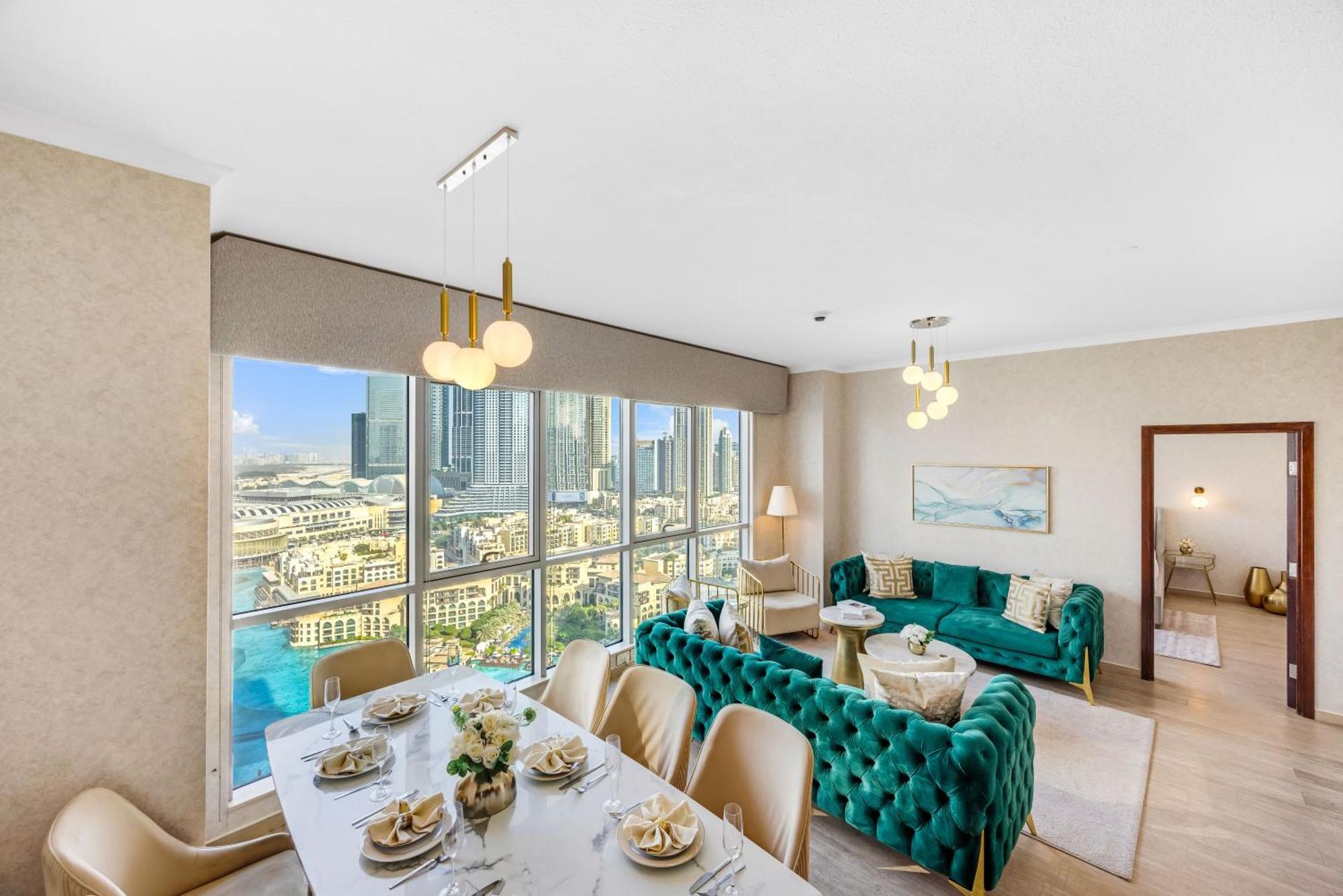 Durrani Homes - Grandiose 5Br Besides Dubai Mall With Burjkhalifa And Fountain View Экстерьер фото