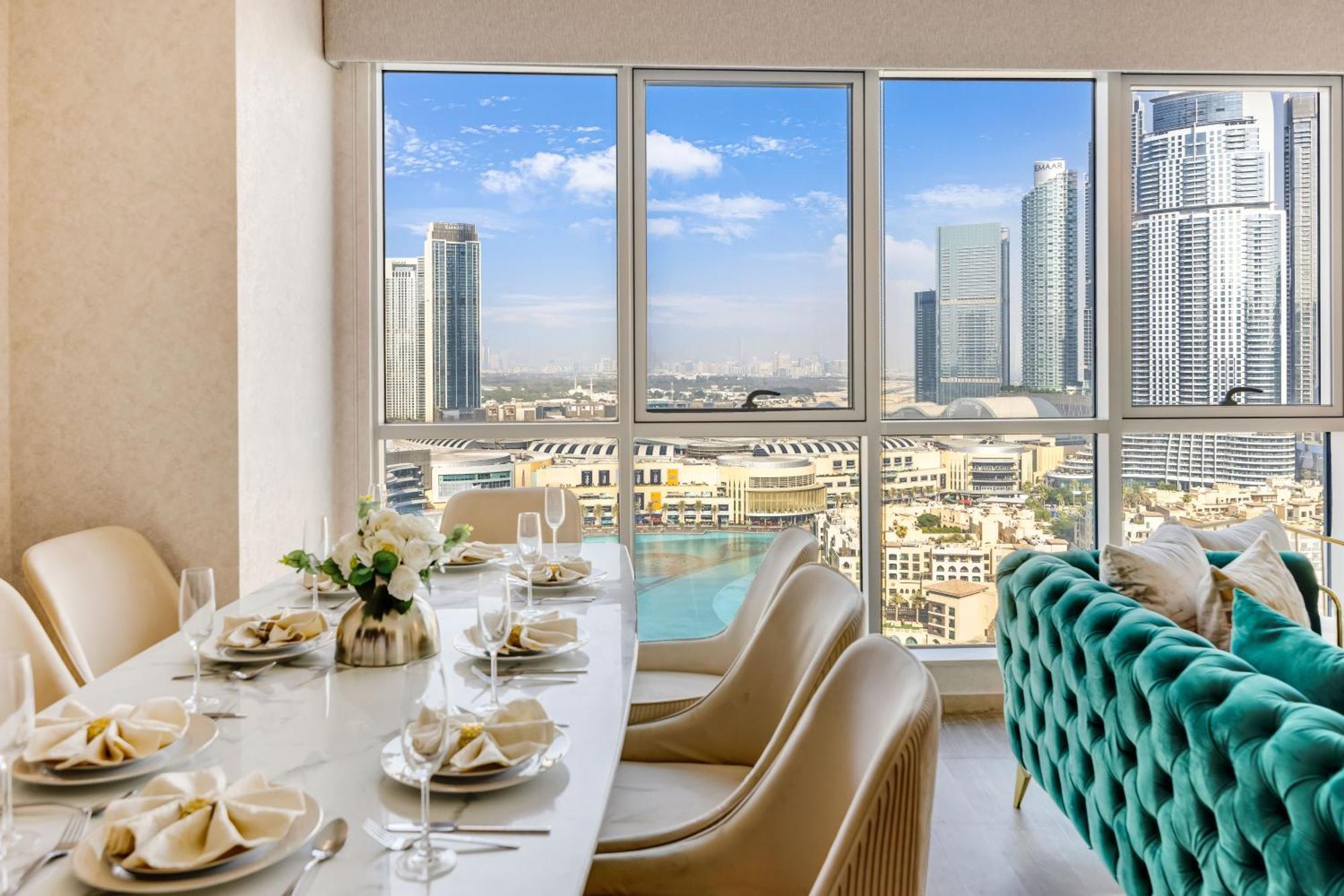 Durrani Homes - Grandiose 5Br Besides Dubai Mall With Burjkhalifa And Fountain View Экстерьер фото